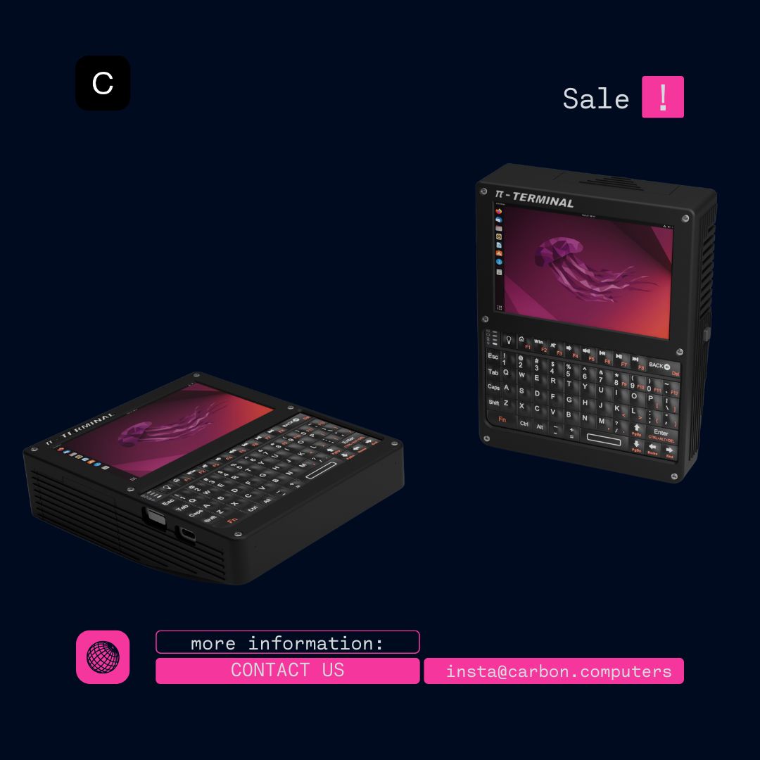 Pi-Edge - Panda - Kali & Windows Handheld - Carbon Computers