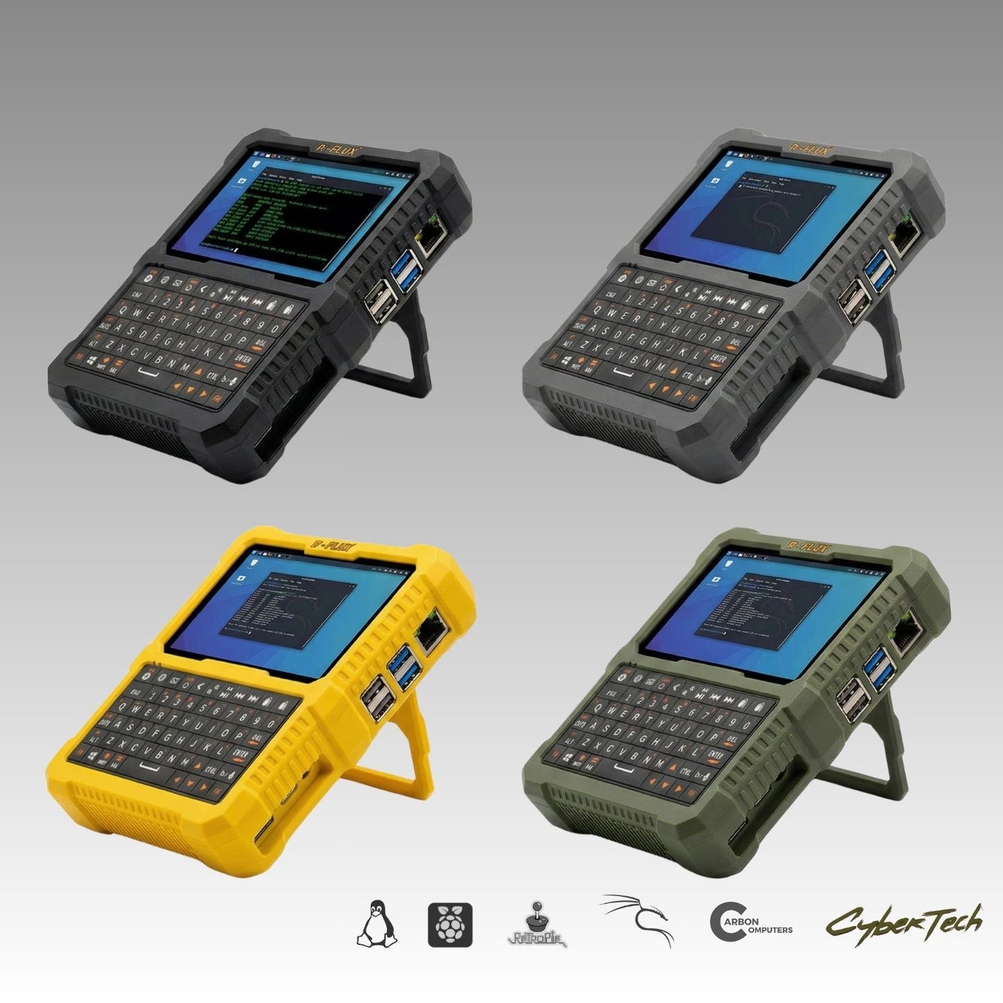 Pi Flux with Kali, Pi OS, Ubuntu, RetroPi