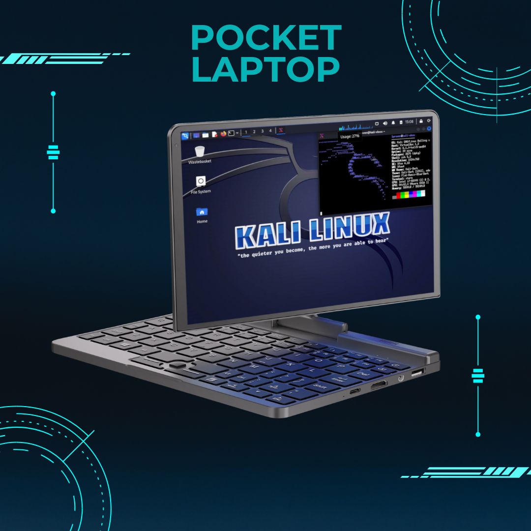 Cyber Pocket Laptop | Multi-boot Boot Kali & BlackArch & WIN 11 ...
