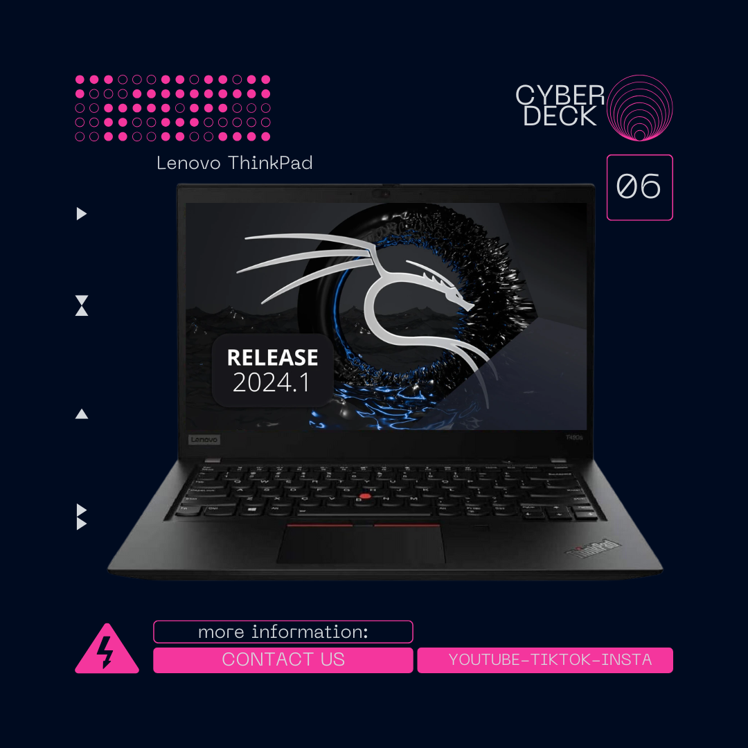 ThinkPad Cyber Laptop with Win + Dual Boot Kali & BlackArch - Carbon Computers