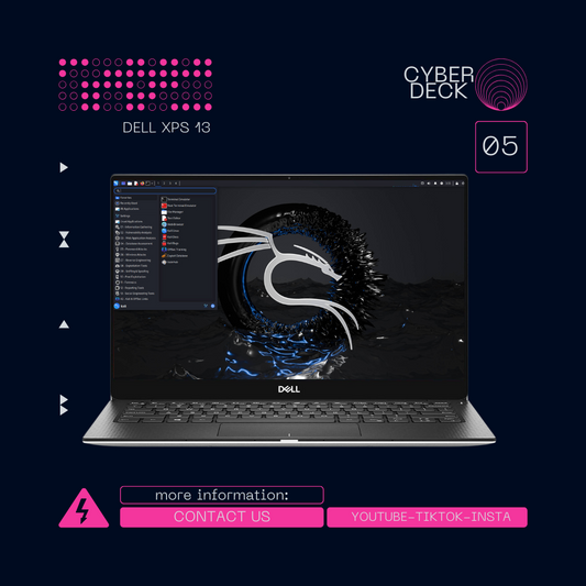 XPS Cyber Laptop with Win + Dual Boot Kali & BlackArch - Carbon Computers