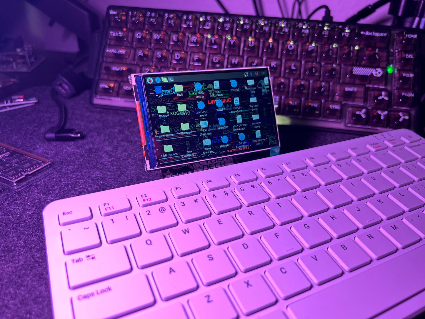 Pi CyberDeck 400 with Kali