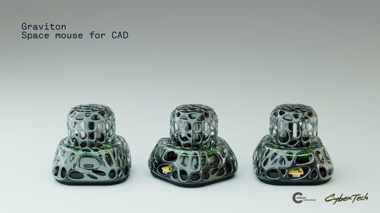 Graviton - DIY Organic Space Mouse for CAD