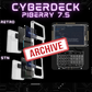 CyberDeck PiBerry 7.5 - Raspberry Pi Zero Handheld - Carbon Computers