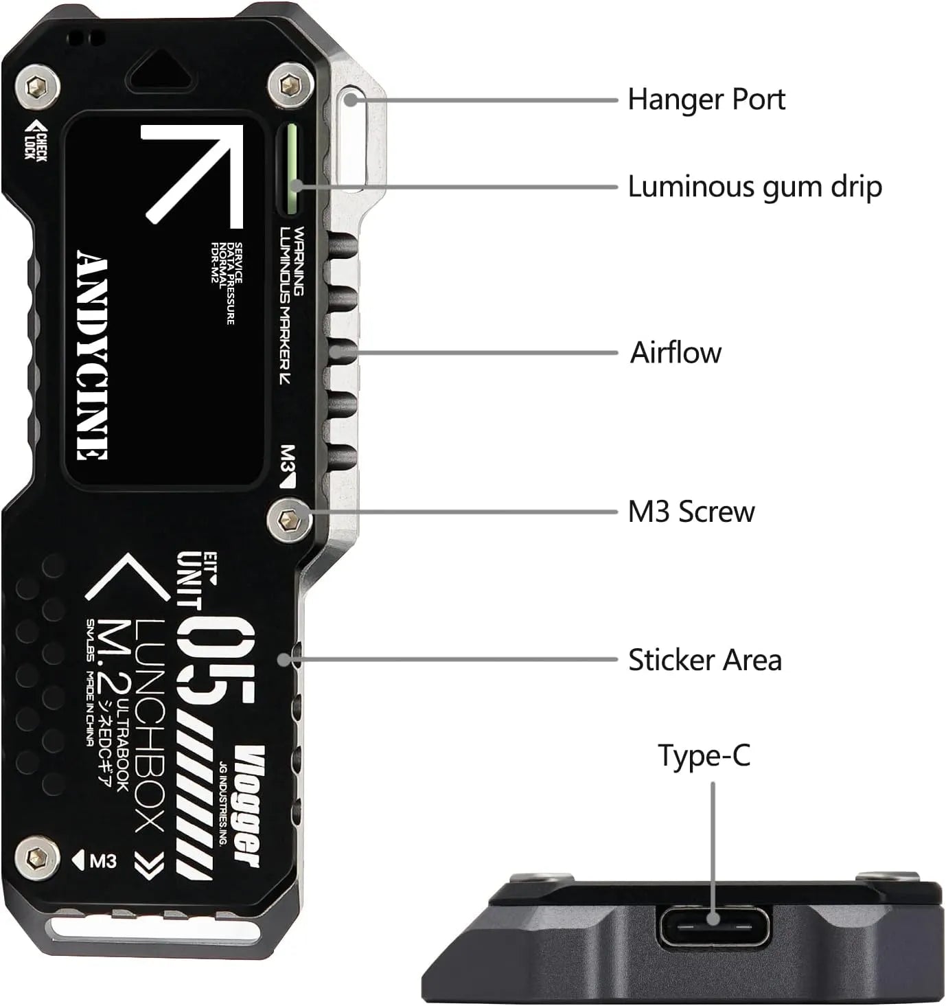 Cyber M.2 Drive – Portable Hacker with Kali & BlackArch