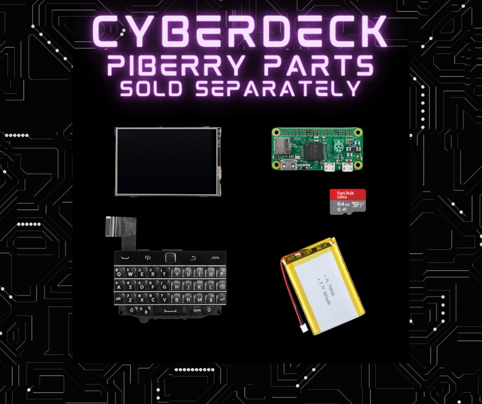 CyberDeck PiBerry 7.5 - Raspberry Pi Zero Handheld